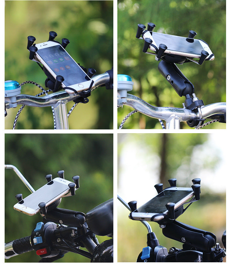 Universal Anti-Theft Phone Holder for Motorcycles & Bikes - AuraTheory