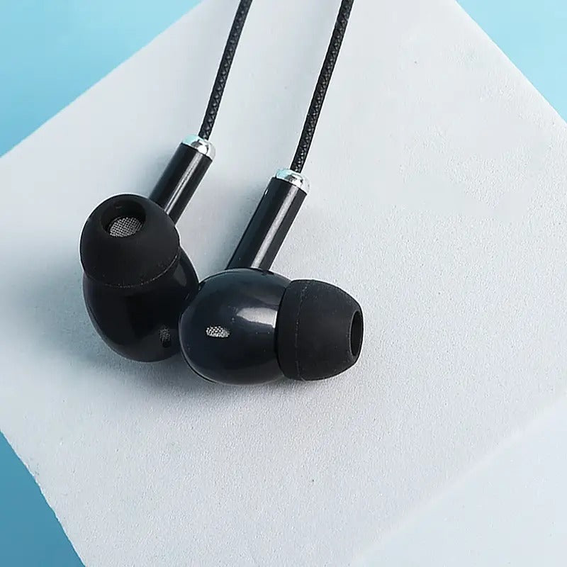 Macaron Color Wired Noise Reduction Earbuds with Mic - AuraTheory