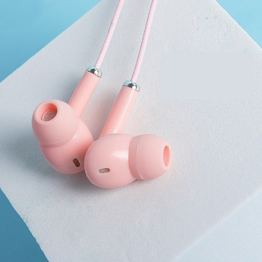 Macaron Color Wired Noise Reduction Earbuds with Mic - AuraTheory