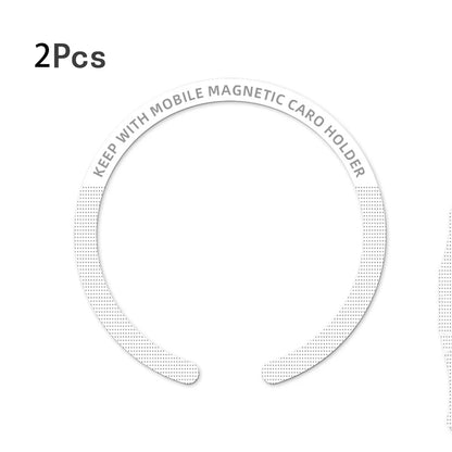 Magnetic Metal Plate Ring Wireless Charger Iron Sheet Sticker Car Phone Holder Compatible With All Phone Magnet Sheet