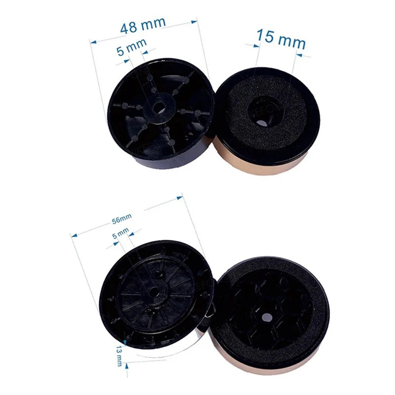 4pcs/Set HiFi Audio Speaker Amplifier Anti-Shock Isolation Stand Crab Claw Feet Pads for Camera Tripods - Sound System Support