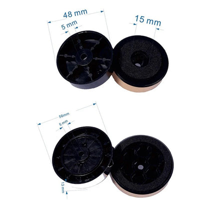4pcs/Set HiFi Audio Speaker Amplifier Anti-Shock Isolation Stand Crab Claw Feet Pads for Camera Tripods - Sound System Support