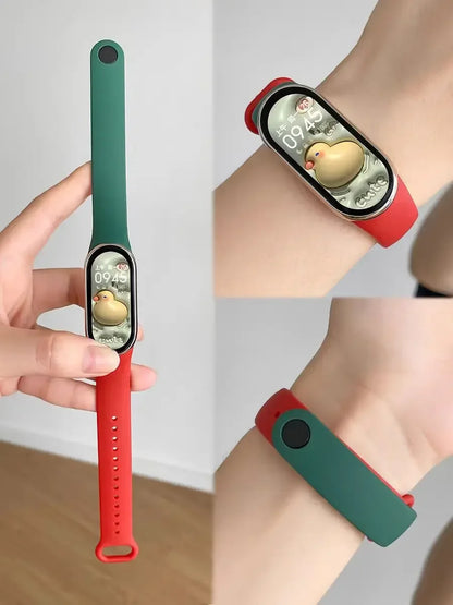 Silicone Strap for Xiaomi Mi Band 10 9 8 Strap NFC Sport Rubber Bracelet pulseira Correas Xiaomi Smart Band 10 9 8 Accessories