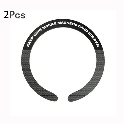 Magnetic Metal Plate Ring Wireless Charger Iron Sheet Sticker Car Phone Holder Compatible With All Phone Magnet Sheet