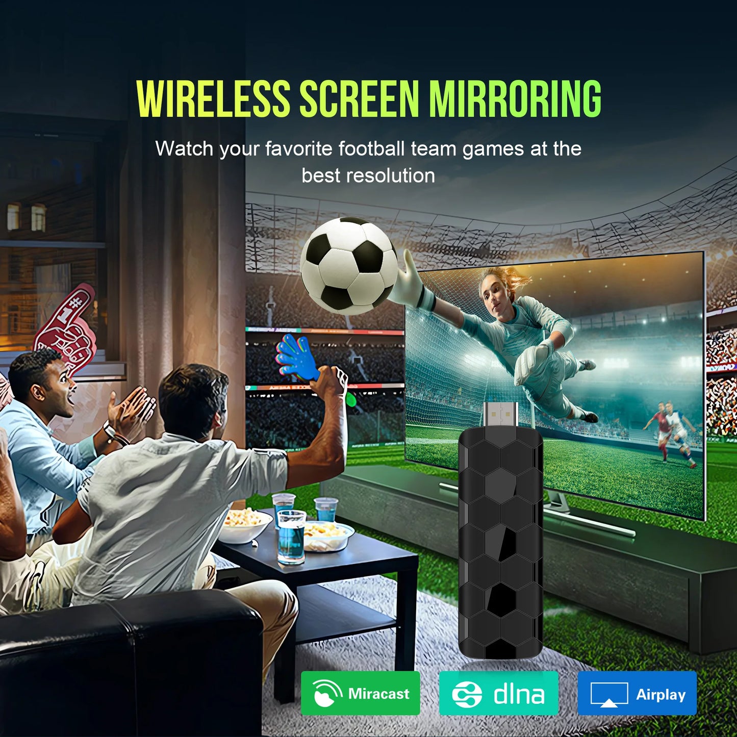 R3+ Mini TV Stick Dual UI Interface Android 16 ATV Ram 8GB Rom 128GB RK3518 Wifi 6 Voice Remote Control Global Streaming TV Box