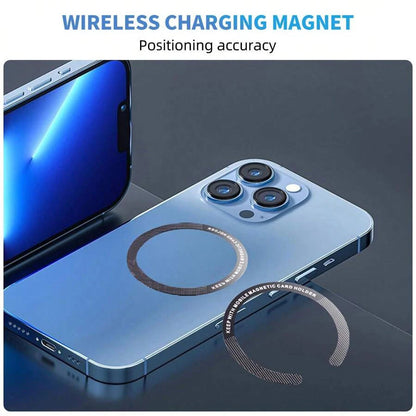 Magnetic Metal Plate Ring Wireless Charger Iron Sheet Sticker Car Phone Holder Compatible With All Phone Magnet Sheet
