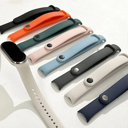 Silicone Strap for Xiaomi Mi Band 10 9 8 Strap NFC Sport Rubber Bracelet pulseira Correas Xiaomi Smart Band 10 9 8 Accessories