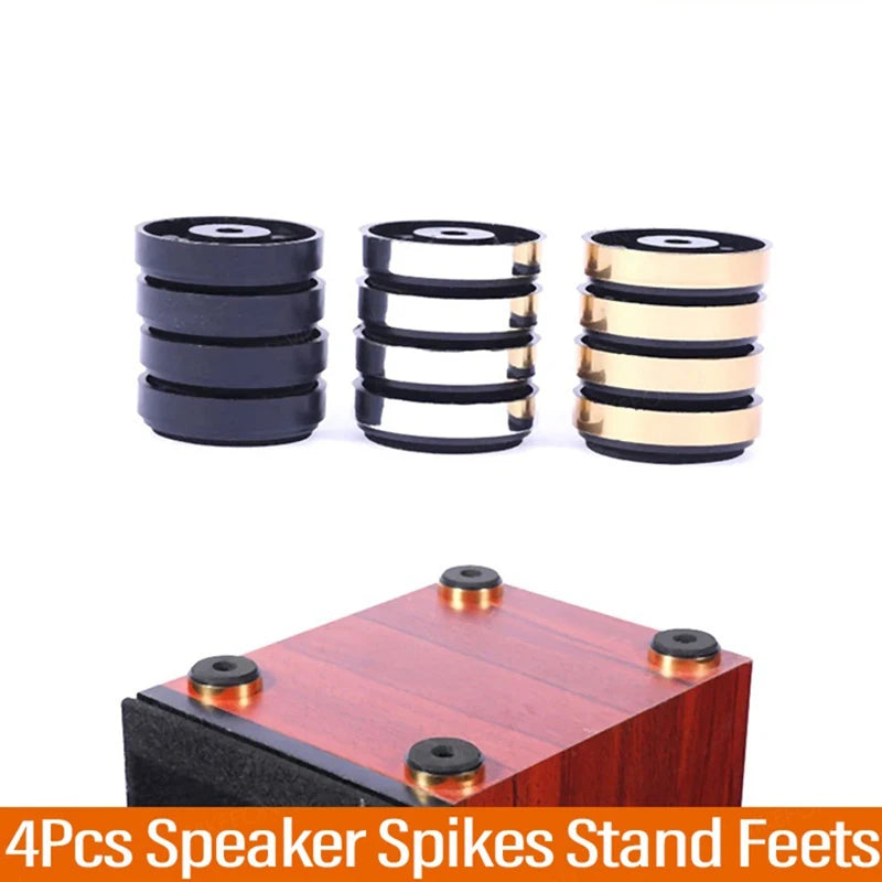 4pcs/Set HiFi Audio Speaker Amplifier Anti-Shock Isolation Stand Crab Claw Feet Pads for Camera Tripods - Sound System Support