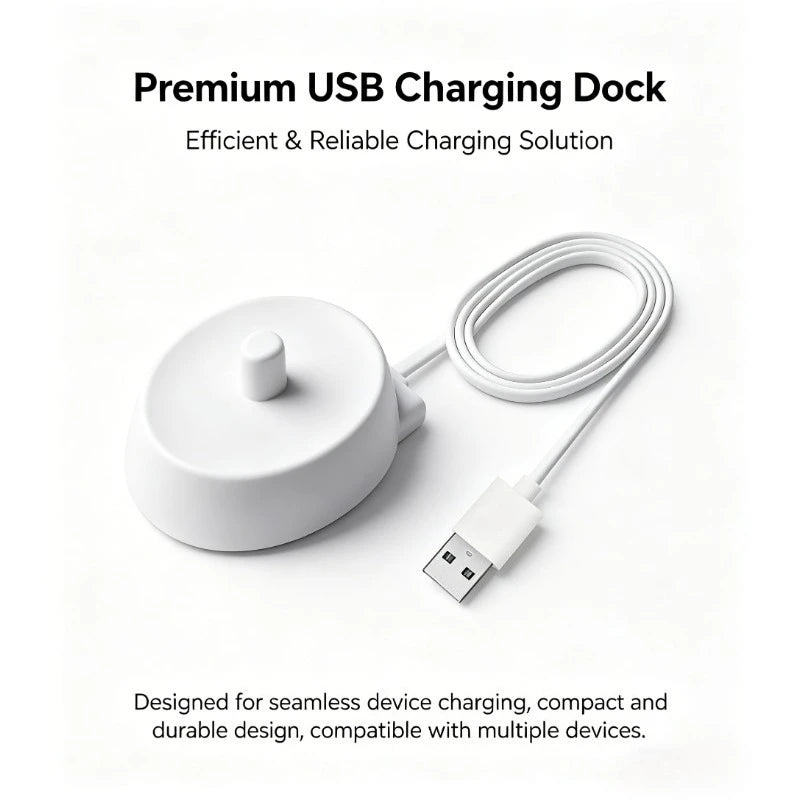 For Braun Oral B Portable Travel, More Safety Compatible with Most Oral B Toothbrush 1pc Electric Toothbrush Replacement Charger