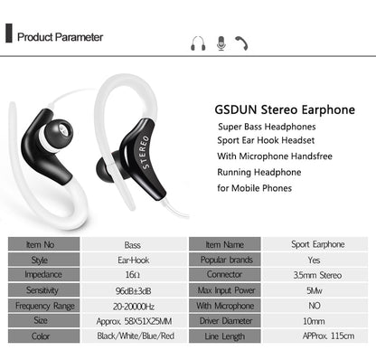 Universal In-Ear Sports Headphones with Microphone - AuraTheory