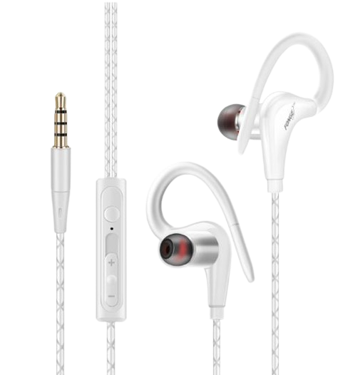Universal In-Ear Sports Headphones with Microphone - AuraTheory