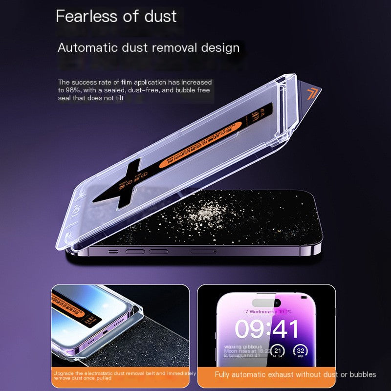 Tempered Glass Privacy Screen Protector for iPhone 15 Pro Max - AuraTheory
